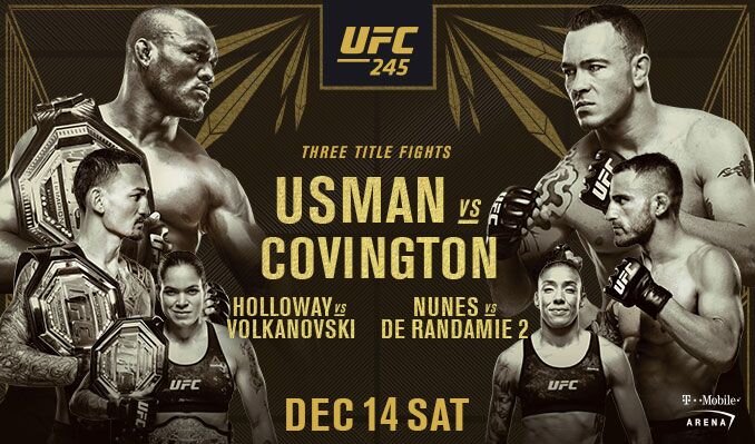 UFC 245: Usman vs. Covington — The Fight Camp